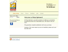 Tablet Screenshot of pizzaspinners.com